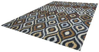 Rizzy Carrington CG4801 Black Area Rug Angle Shot