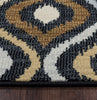 Rizzy Carrington CG4801 Black Area Rug Close Shot
