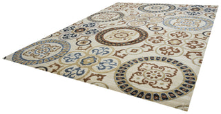 Rizzy Carrington CG4802 Ivory Area Rug Angle Shot