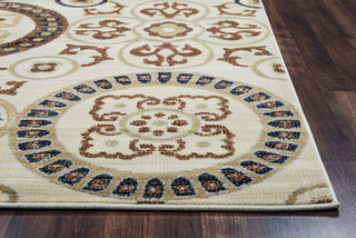 Rizzy Carrington CG4802 Ivory Area Rug Edge Shot