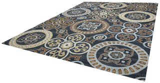 Rizzy Carrington CG4803 Black Area Rug Angle Shot