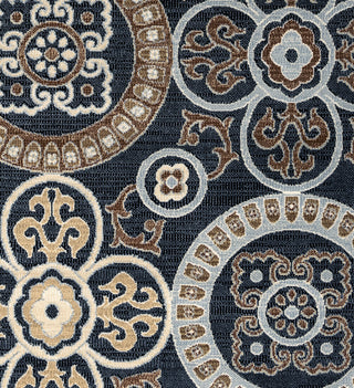Rizzy Carrington CG4803 Black Area Rug Detail Shot