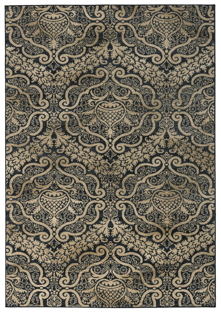 Rizzy Carrington CG4829 Black Area Rug