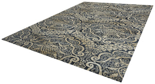 Rizzy Carrington CG4829 Black Area Rug Angle Shot