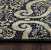 Rizzy Carrington CG4829 Black Area Rug Close Shot