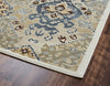 Rizzy Carrington CG4832 Ivory/Khaki Area Rug Corner Shot