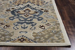 Rizzy Carrington CG4832 Ivory/Khaki Area Rug Edge Shot