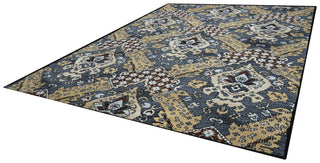 Rizzy Carrington CG4834 Blue/Tan Area Rug Angle Shot