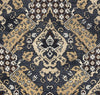 Rizzy Carrington CG4834 Blue/Tan Area Rug Detail Shot