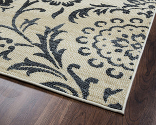 Rizzy Carrington CG4838 Ivory Area Rug Corner Shot