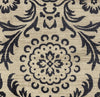 Rizzy Carrington CG4838 Ivory Area Rug Detail Shot