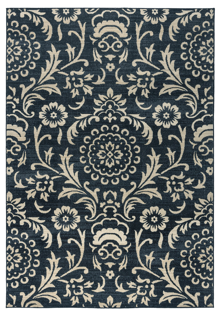 Rizzy Carrington CG4840 Black Area Rug