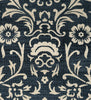 Rizzy Carrington CG4840 Black Area Rug Detail Shot