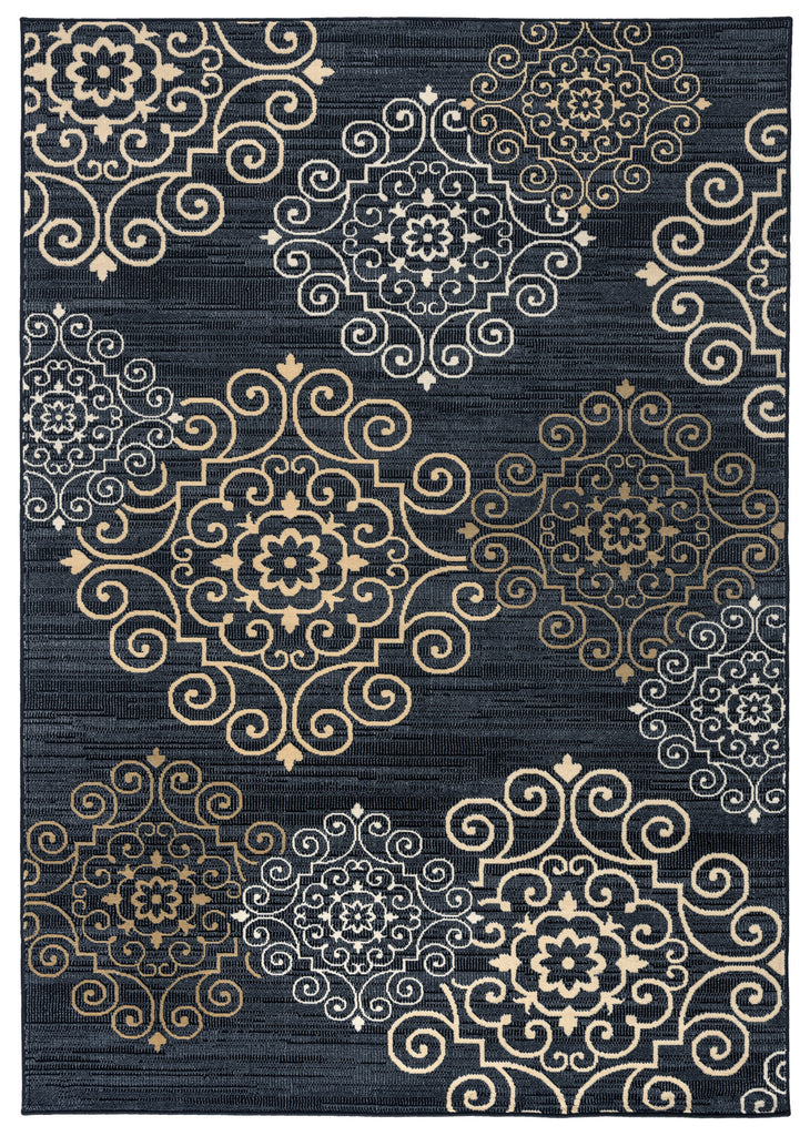 Rizzy Carrington CG4846 Blue Area Rug