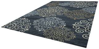Rizzy Carrington CG4846 Blue Area Rug Angle Shot