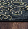 Rizzy Carrington CG4846 Blue Area Rug Close Shot