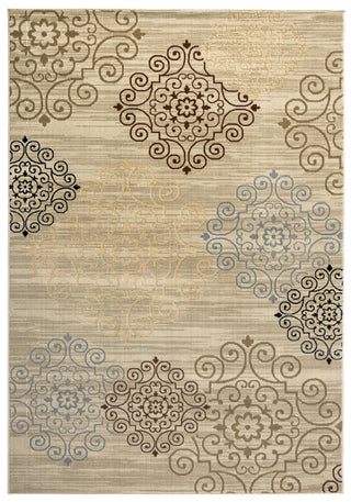 Rizzy Carrington CG4847 Ivory/Khaki Area Rug