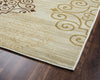 Rizzy Carrington CG4847 Ivory/Khaki Area Rug Corner Shot