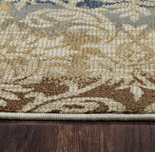 Rizzy Carrington CG4848 Ivory/Khaki Area Rug Close Shot