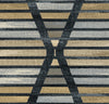 Rizzy Carrington CG4850 Black Area Rug Detail Shot