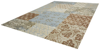 Rizzy Carrington CG4852 Ivory/Camel Area Rug Angle Shot