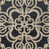 Rizzy Carrington CG4853 Black Area Rug Detail Shot