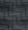 Rizzy Carrington CG5514 Black Area Rug Detail Shot