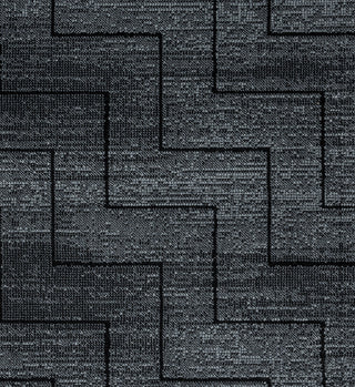 Rizzy Carrington CG5514 Black Area Rug Detail Shot