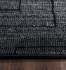 Rizzy Carrington CG5514 Black Area Rug Close Shot