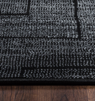 Rizzy Carrington CG5514 Black Area Rug Close Shot