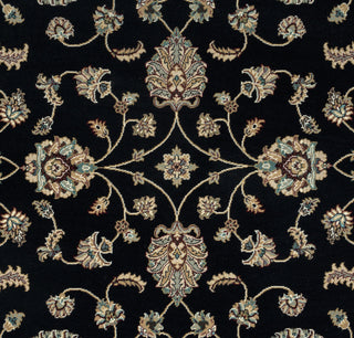 Rizzy Chateau CH4218 Black Area Rug Detail Shot