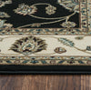 Rizzy Chateau CH4218 Black Area Rug Close Shot