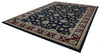 Rizzy Chateau CH4219 Black Area Rug Angle Shot