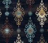 Rizzy Chateau CH4250 Black Area Rug Detail Shot
