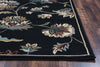 Rizzy Chateau CH4331 Black Area Rug Edge Shot