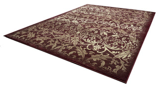 Rizzy Chateau CH4436 Burgundy Area Rug Angle Shot