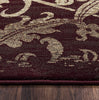 Rizzy Chateau CH4436 Burgundy Area Rug Close Shot