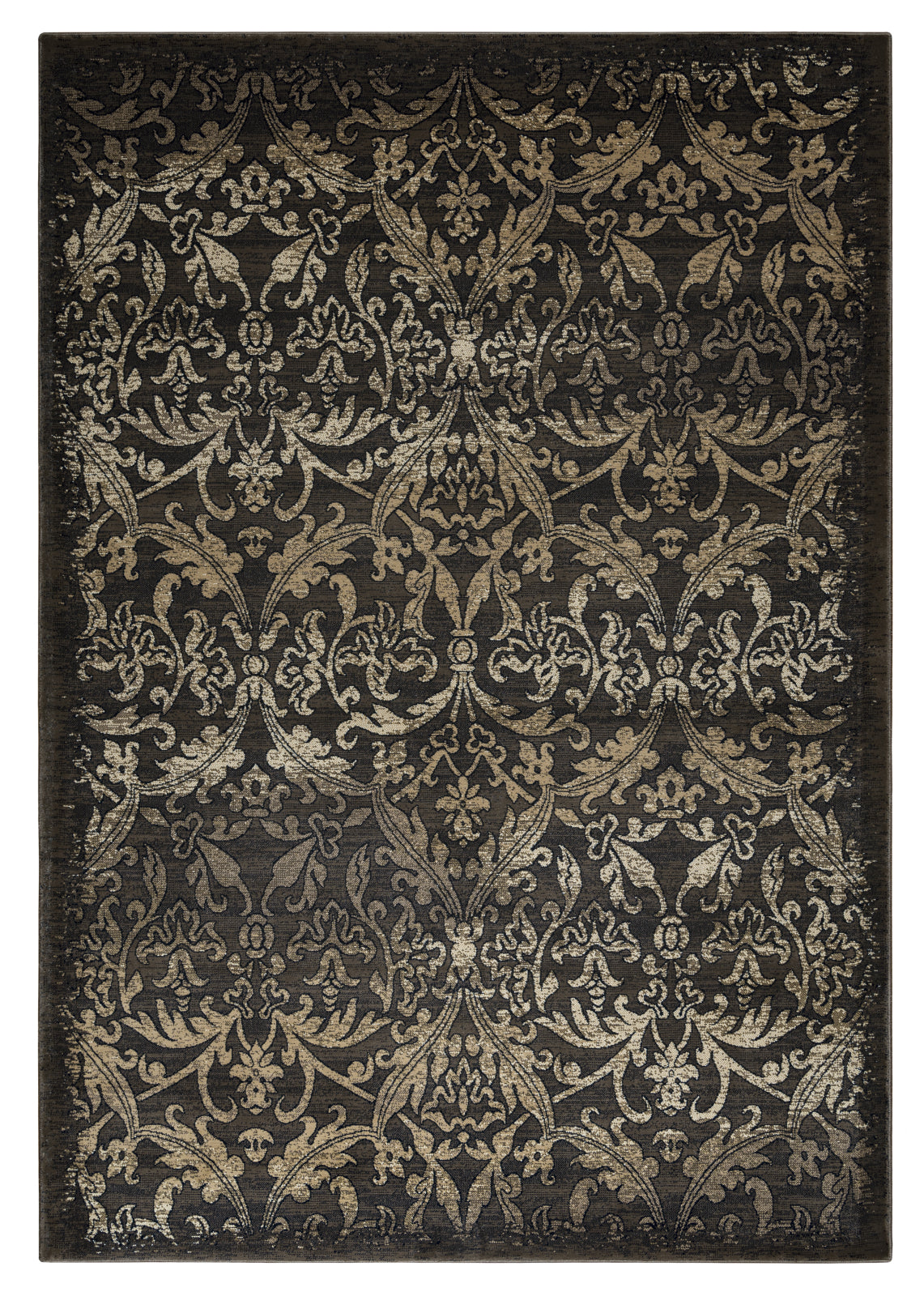 Rizzy Chateau CH4437 Black / Brown Area Rug main image