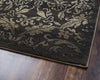 Rizzy Chateau CH4437 Black / Brown Area Rug Corner Shot