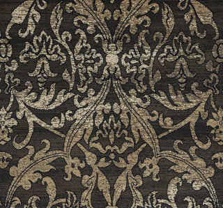 Rizzy Chateau CH4437 Black / Brown Area Rug Detail Shot