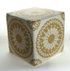 Momeni Chainstitch Pillows Ottomans CSO-8 Mustard main image