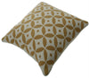 Momeni Chainstitch Pillows Ottomans CSP-1 Mustard main image