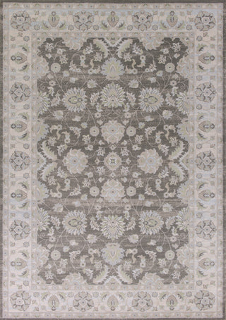 KAS Chandler 4906 Charcoal/Ivory Mahal Area Rug main image