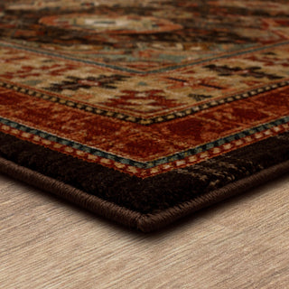 Karastan Spice Market Charlemont Charcoal Area Rug Lifestyle Image