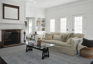 Momeni Charles CHR-1 Denim Area Rug Lifestyle Image Feature