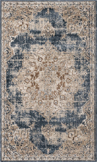 Unique Loom Chateau T-H443E Dark Blue Area Rug main image