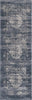 Unique Loom Chateau T-H446E Graphite Gray Area Rug Runner Top-down Image