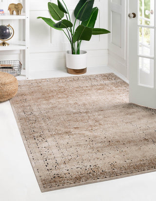 Unique Loom Chateau T-H463D Beige Area Rug Rectangle Lifestyle Image Feature