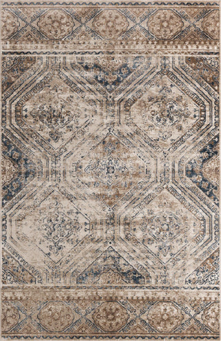 Unique Loom Chateau T-H540E Blue Beige Area Rug main image