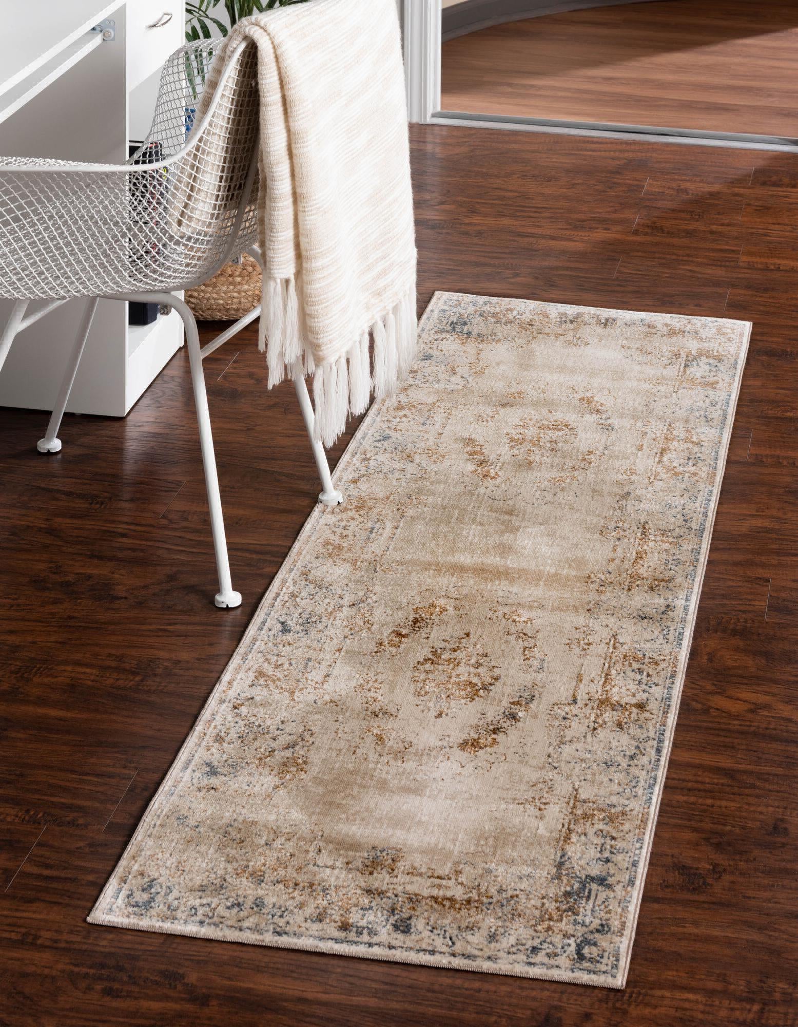 Unique Loom Chateau T-H542F Beige Area Rug – Incredible Rugs and Decor